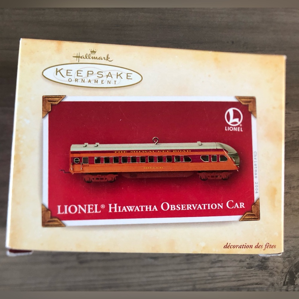NIB Hallmark Lionel Hiawatha Observation Car